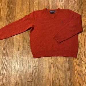 Classic Polo wool sweater.